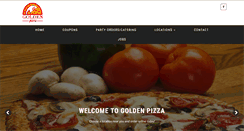 Desktop Screenshot of goldenpizza.net